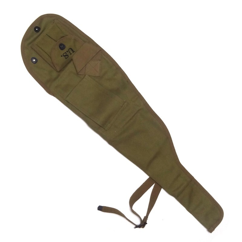 WWII US M1A1 Carbine Bag Folding M1 Canvas Cover M1 Ammo Pouch Bag For M1A1 gallery