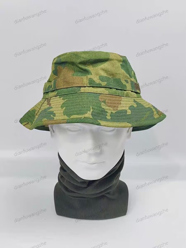 VIETNAM WAR MITCHELL CAMOUFLAGE SUMMER CAMO BOONIE BUSH HAT Size 62 gallery