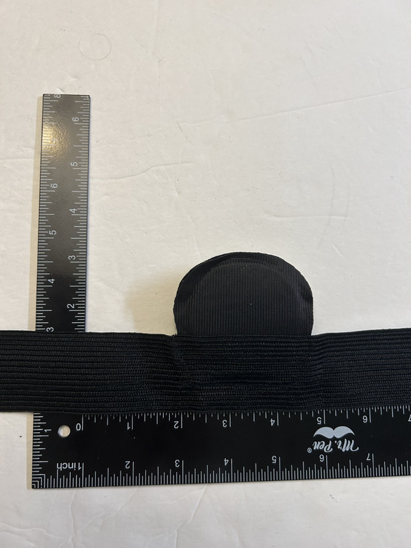 MH996 Repro WW2 US WSA Officers Cap Device on Black Band IR2D gallery