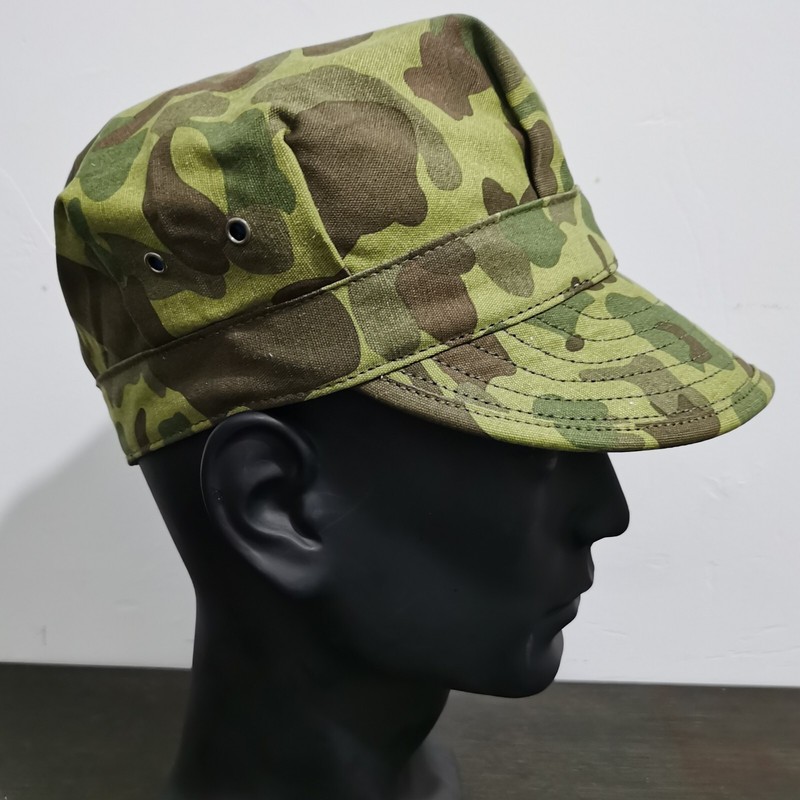 WWII US Army USMC Octagonal Pacific Hat Cap Size L gallery