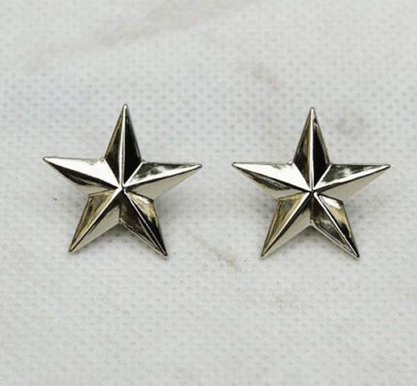 WW2 Pair US Army One Star Brigadier General Rank Insignia Badges