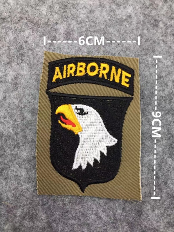 US Army Paratrooper M42 Jacket FLAG SLEEVE ARMBAND 101st Airborne Division SET gallery