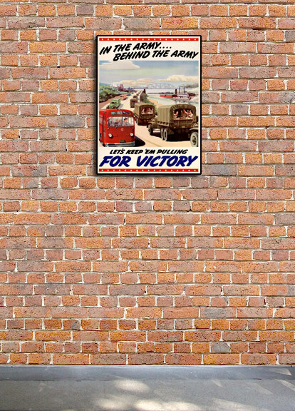 1942 “In The Army” Vintage Style WW2 Army Poster - 24x32 gallery