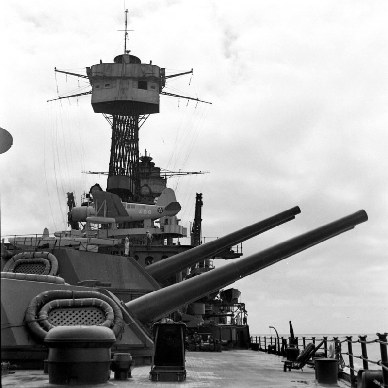 WW2 WWII Photo World War Two / USS Maryland BB-46 Hawaii 1941 US Navy / 7538