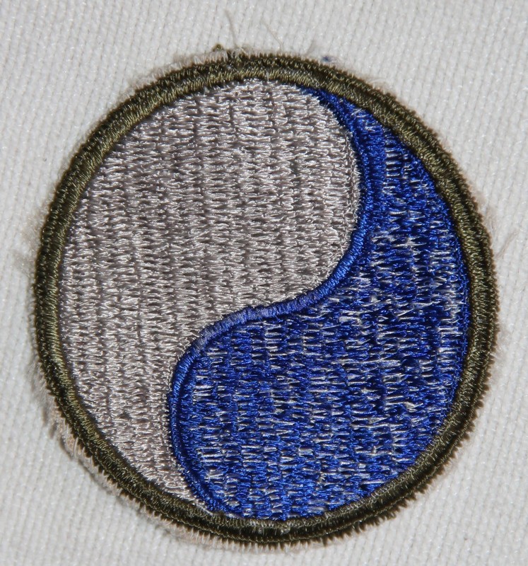 REPRODUCTION WWII 29TH INFANTRY DIVISION PATCH gallery