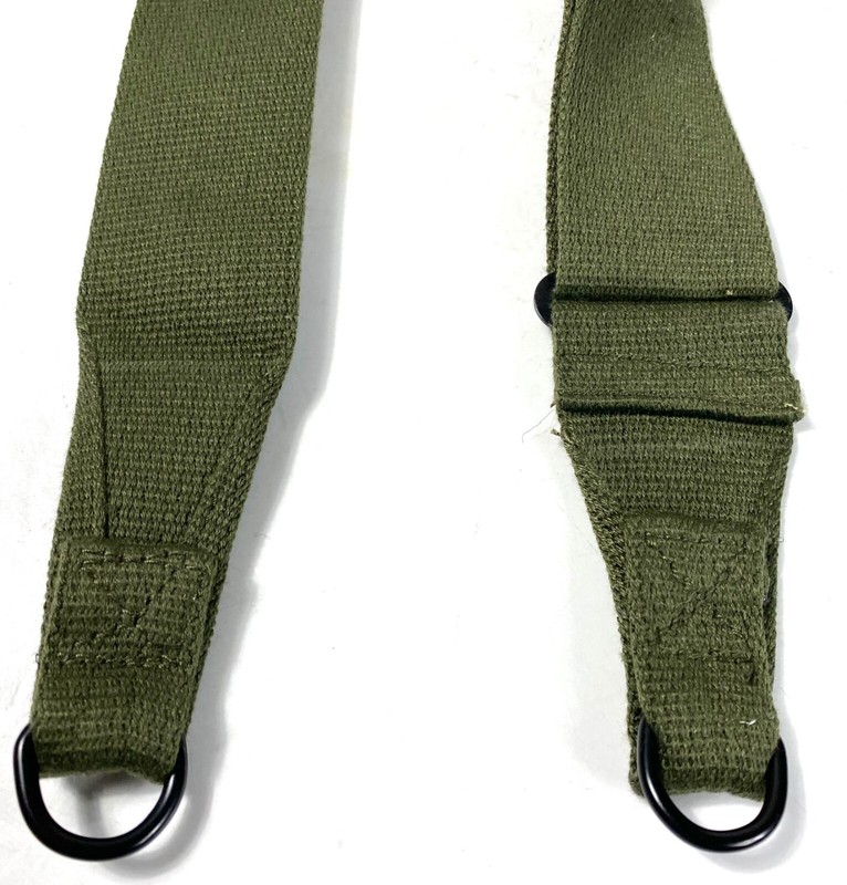WWII US PARATROOPER M36 M1936 MUSETTE JUMP BAG CARRY STRAP-OD#7 gallery