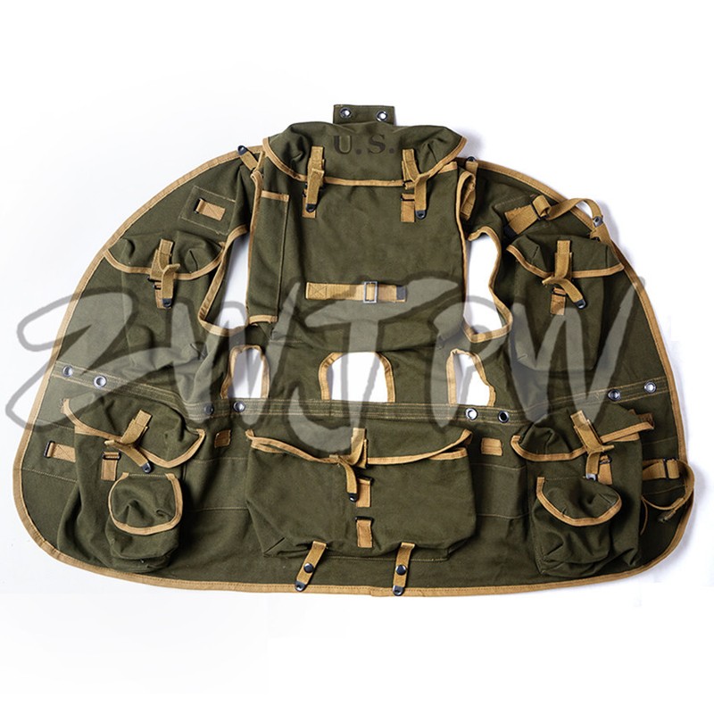 WW2 US ARMY D- DAY ASSUAULT VEST ARMY GREEN REPLICA gallery