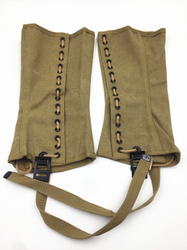 WW2 WWII US Army 1943 Soldier Leggings Or Puttee Soldier Canvas MILITARY gallery