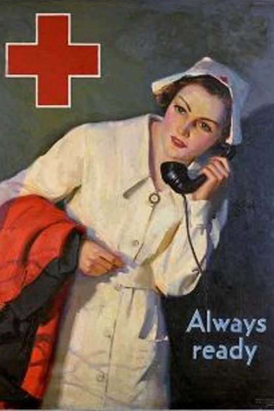American Red Cross WW2 Photo Glossy 4*6 in β004