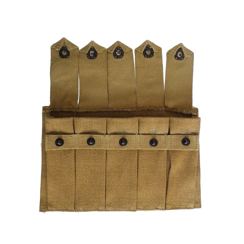 WW2 US 5 Cells Thompson Magazine Bag Pouch
