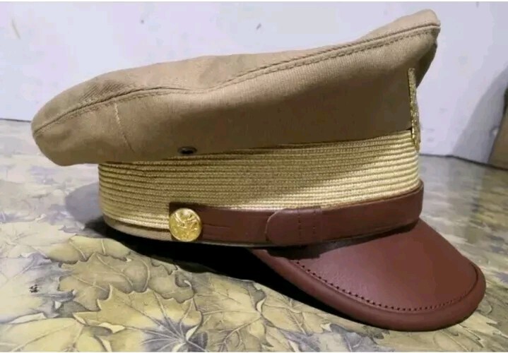 WW2 USAAF US ARMY OFFICERS UNIFORM VISOR HAT CRUSHER STYLE CAP ALL SIZES... gallery
