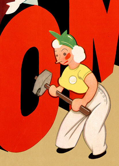 “Women - There's Work to be Done” 1944 Vintage Style WW2 War Poster - 16x24 gallery