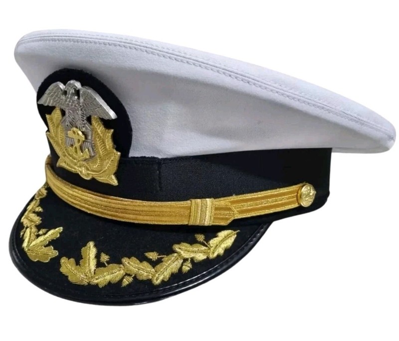 U.S. Maritime Captain Commander Hat – Authentic Merchant Marine Combination Cap gallery
