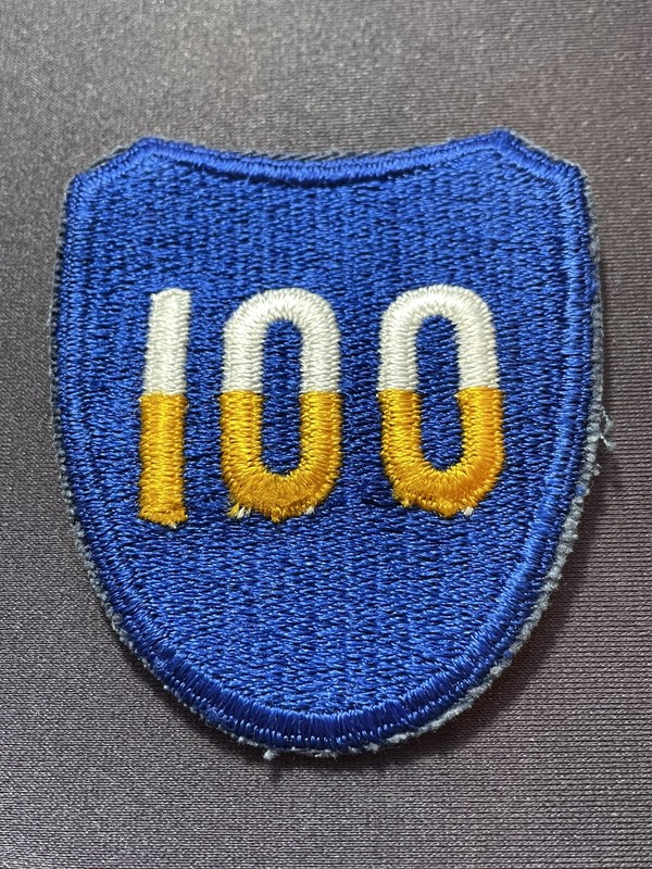 US Army 100th Infantry Division Patch – The Century Division SSI