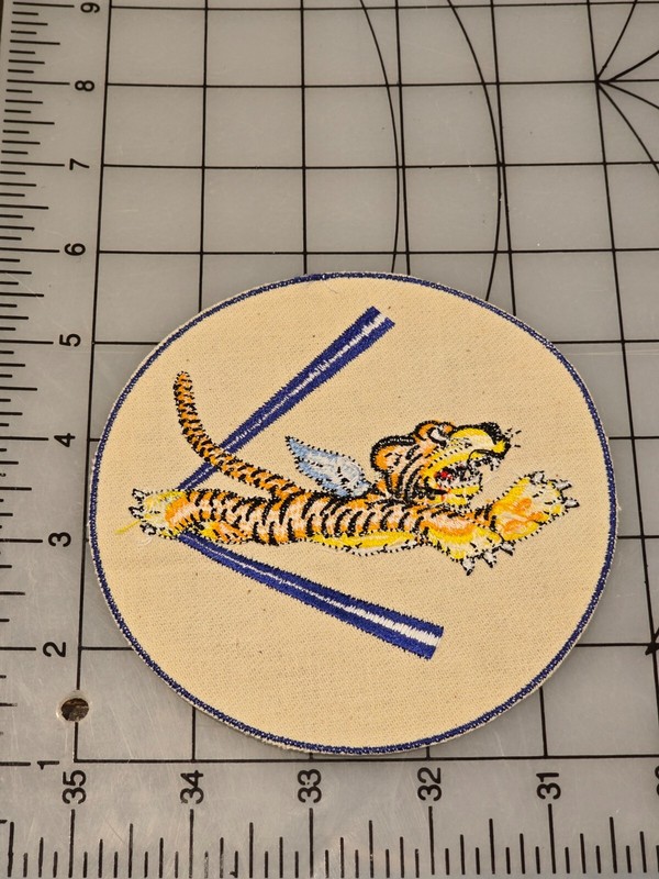 Reproduction WW2 US Army AVG Flying Tigers 3 Fighter Squadron Patch 3289 gallery