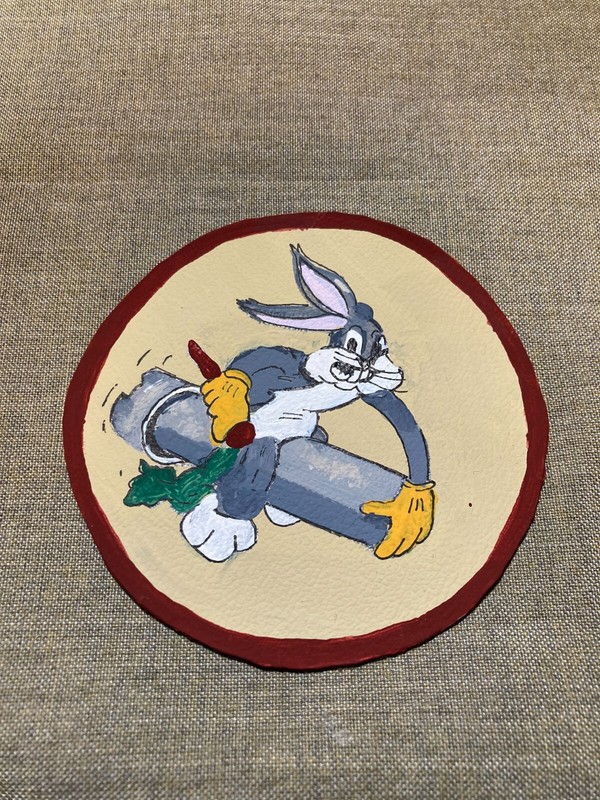 WWII USAAF Army Air Force 548th Bombardment Squadron Patch Leather