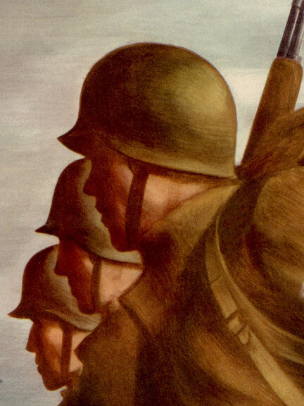 1940s Americans Will Always Fight For Liberty - WWII US Army Poster - 18x24 gallery