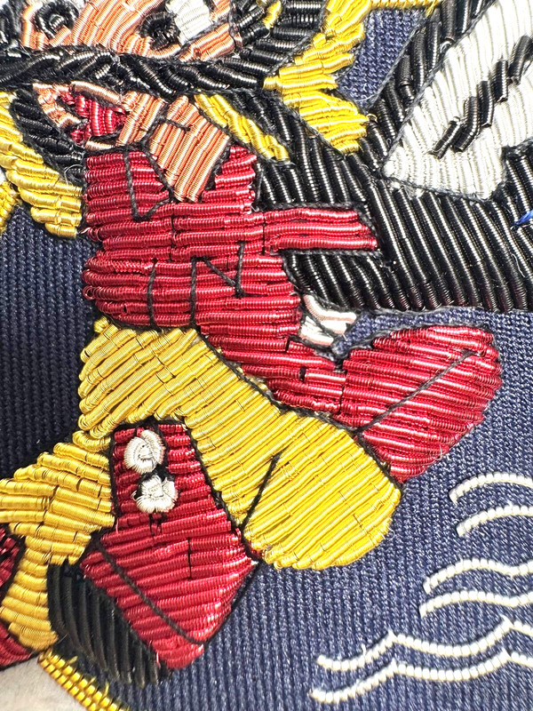 WASP Women's Air Force Service Pilots WW2 Fifinella Patch Woman Brass Wire Repro gallery