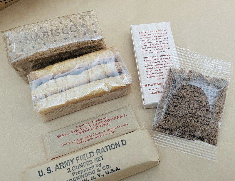 WWII US Army Early War K Ration Reproduction With Edible Contents - Your Choice! gallery