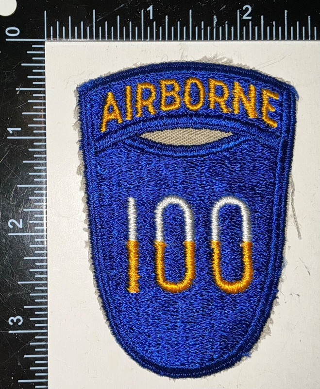 REPRODUCTION Post WWII US Army 100th Infantry Division Airborne Patch