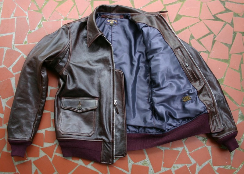 MONARCH USN WW-2 REPRO AN-J-3, M-422, G-1 HORSE HIDE LEATHER FLIGHT JACKET BUILD gallery
