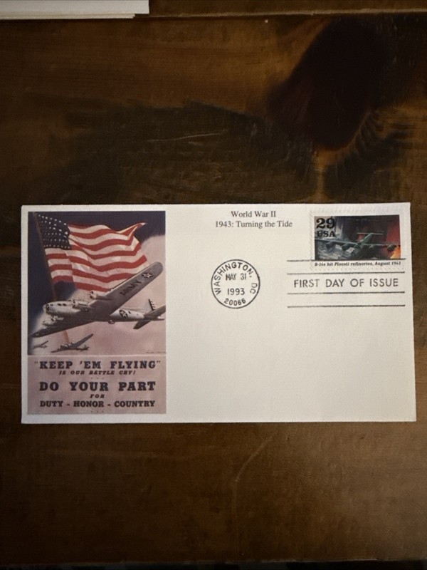 Honoring the B-24 known as the Liberator & First Day Cover of its own stamp