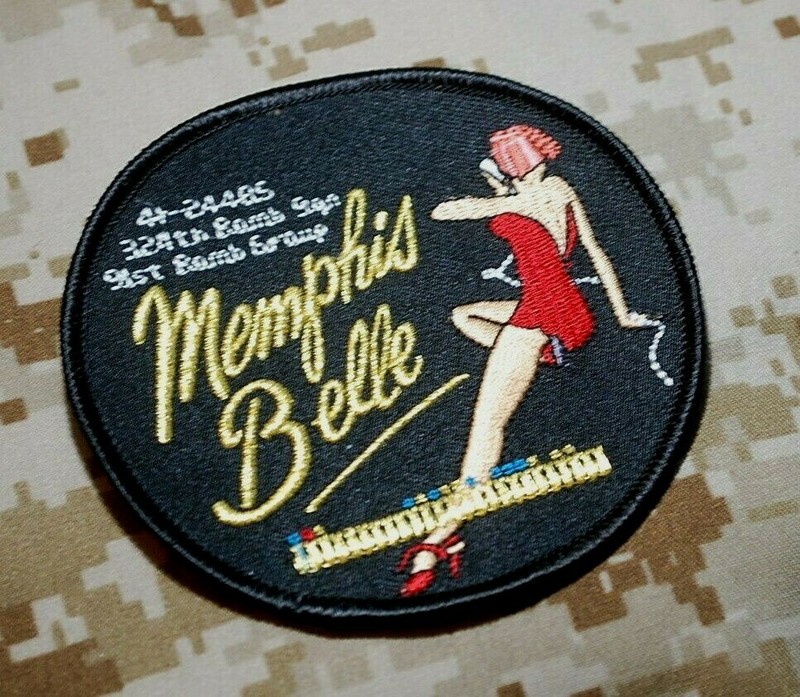 US ARMY AIR FORCE B-17 FLYING FORTRESS Eighth AAF MEMPHIS BELLE iron-on PATCH