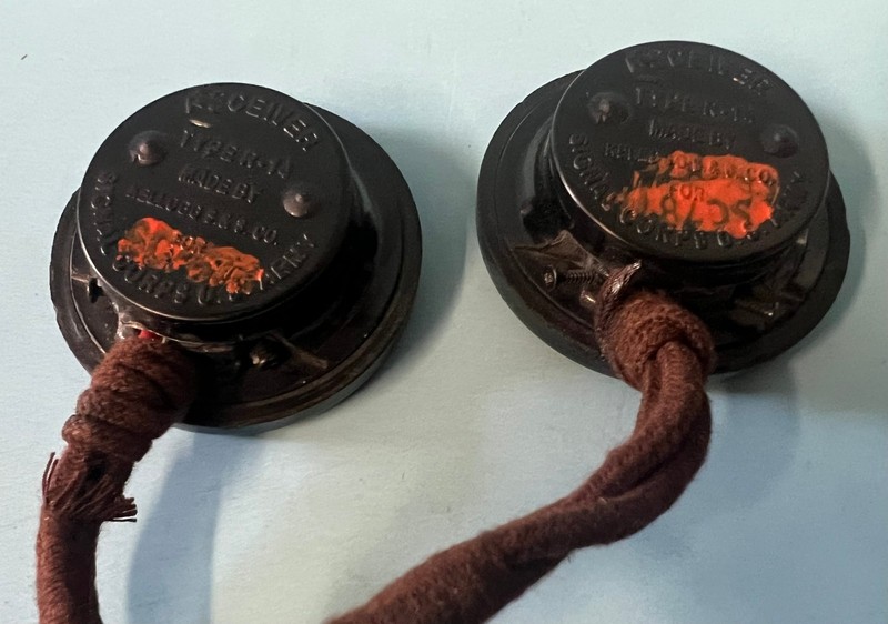 M-1938 TANKER HELMET RECEIVER SET HS-38- FUNCTIONAL gallery