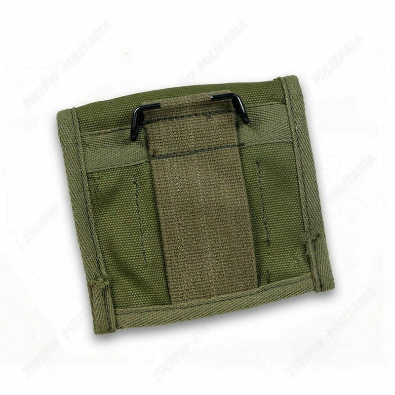 WW2 US ARMY USMC JUNGLE FIRST AID POUCH WITH HOOK RED CROSS POUCH KIT gallery