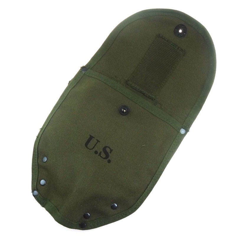 WWII Army M1943 M43 Folding Shovel Head Canvas Cover Green