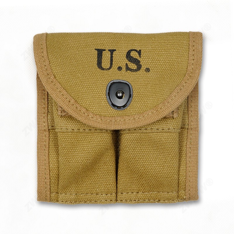 WWII US M1 Carbine Ammunition Pouch Khaki