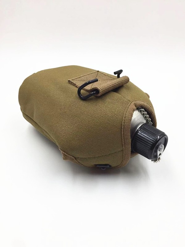 WW2 US Army Military M-1910 1945 Outdoor Camping Hiking Kettle 1 L With Cover gallery
