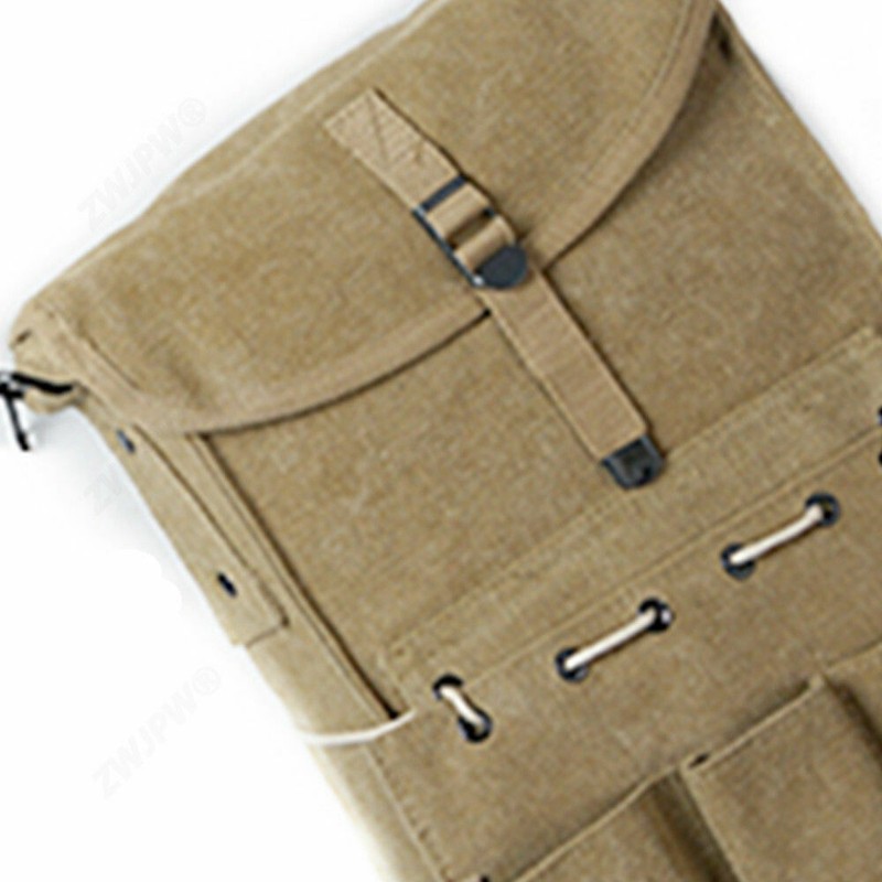 WWII WW2 US ARMY SOLDIER MEDIC CANVAS MEDICAL KIT SET - POUCH & SUSPENDER SET gallery