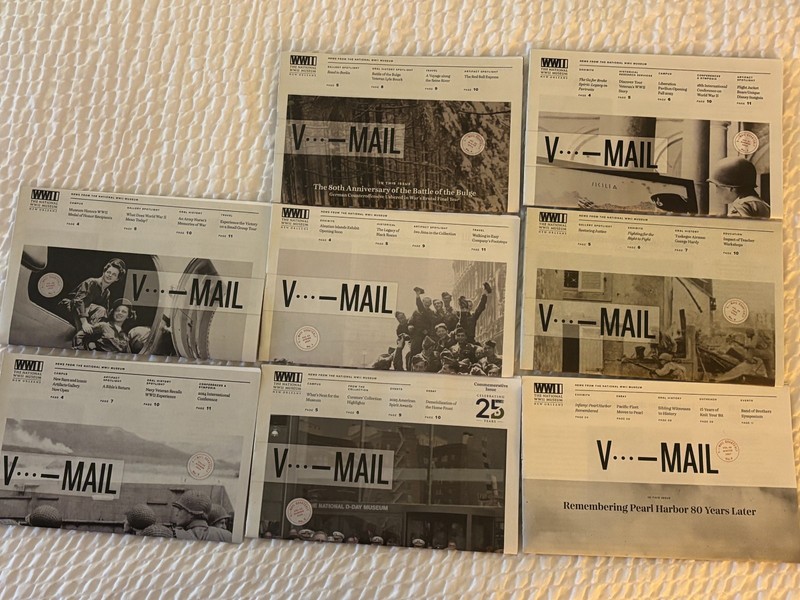National World War II Museum Memorabilia Lot - V-Mail Newsletters, Maps, & More! gallery