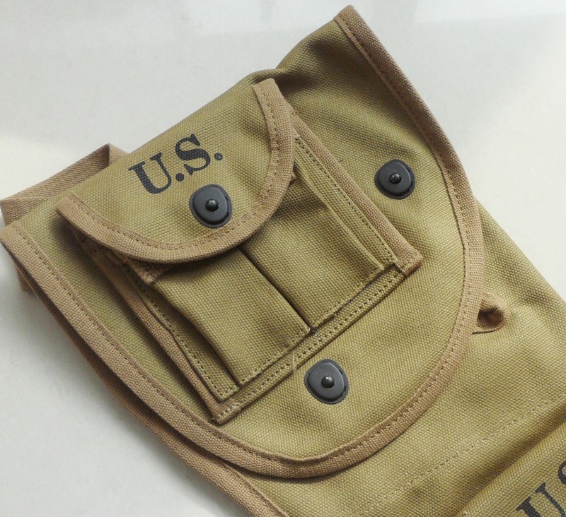 World War II US M1A1 carbine canvas sleeve M1A1 M1 ammunition bag foldable bag gallery