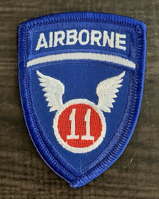 US Army WW2 11th Airborne Divison Patch Embroidered 2.25″ x 3″ Modern Iron On
