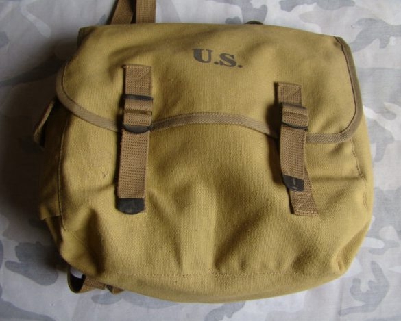 WWII 2 US ARMY M1936 M36 MUSETTE BAG MUSETTE FIELD PACK HAVERSACK gallery