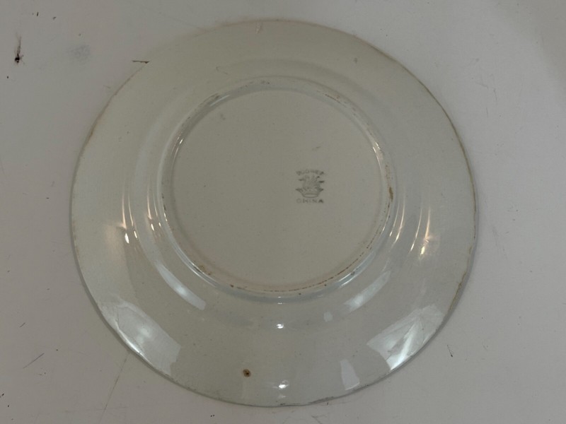 Antique “The Great World War” Peace and Justice Porcelain Calendar Plate gallery
