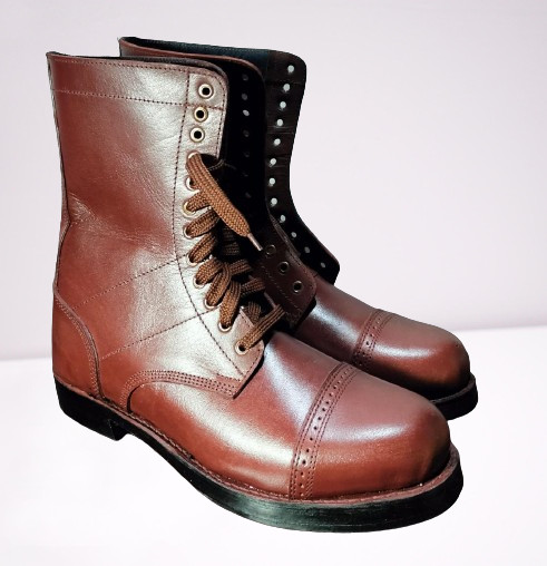 WW2 US Army Paratrooper Boots High Quality 100% Leather Jump Shoes - TOP Repro gallery