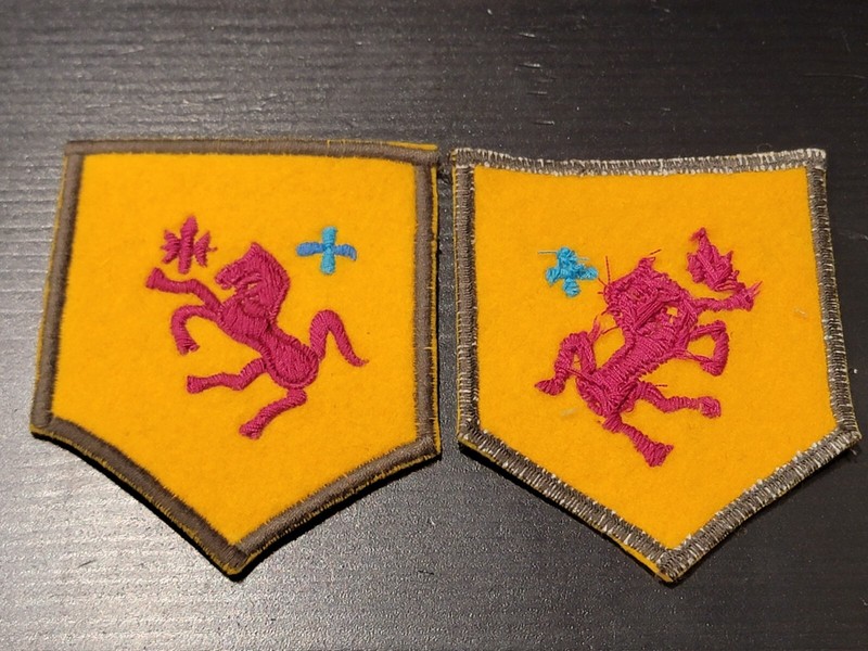 Reproduction WW2 US Army Cavalry 113 Patch Hand Embroidered 752 gallery