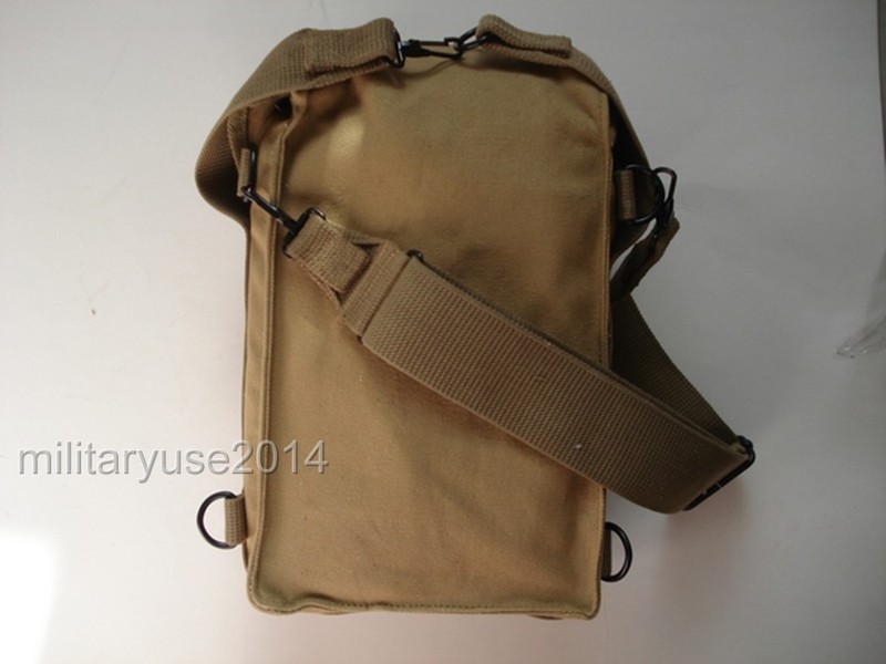 WW2 WWII US AMRY MILITARY GENERAL M1 PURPOSE AMMO BAG WITH STRAP BAG POUCH gallery