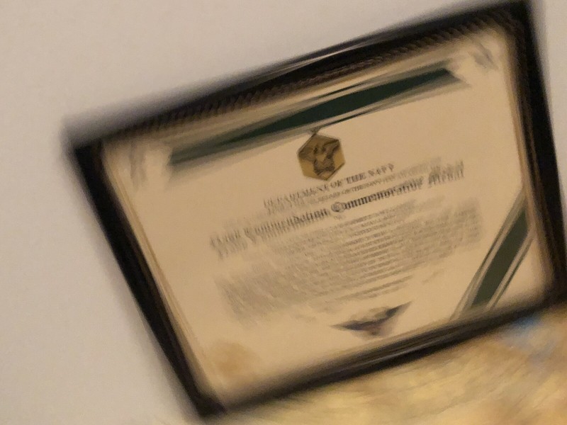 NAVY COMMENDATION COMMEMORATIVE MEDAL CERTIFICATE~Type 1 w/Free Custom Printing gallery