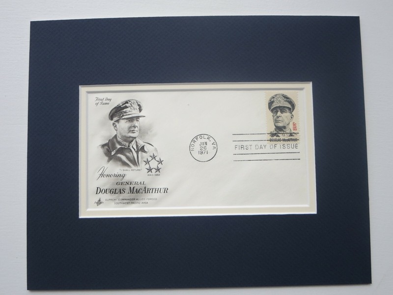 Honoring General Douglas MacArthur & First Day Cover of his own stamp