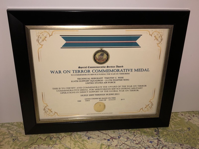 SCSA - DEFENSE OF THE AMERICAS COMMEMORATIVE MEDAL CERTIFICATE ~ Type 1 gallery