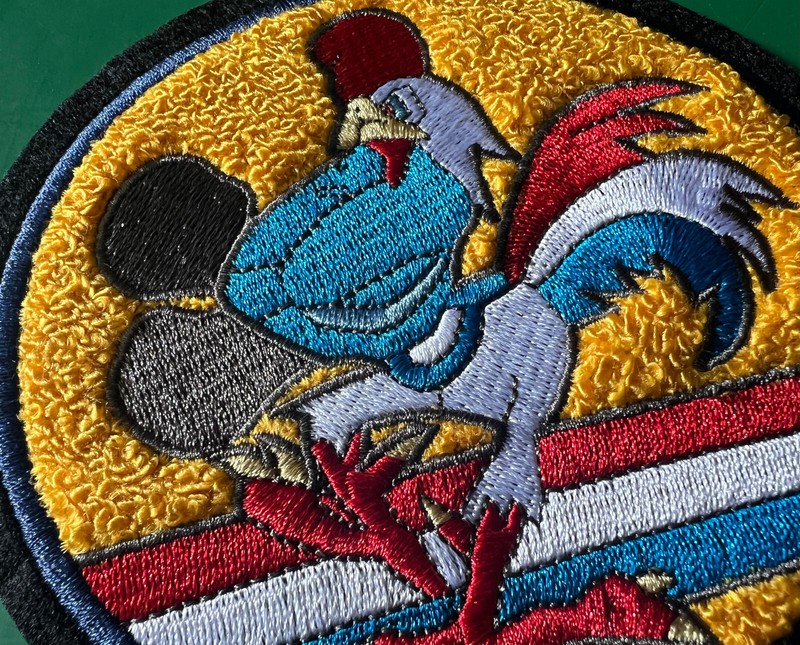 USAAF 67TH FIGHTER SQUADRON 5 INCH SQUADRON PATCH-CHENILLE gallery