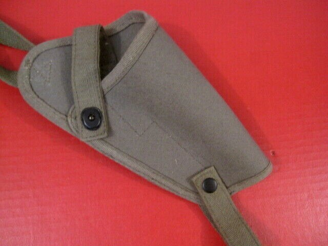 WWII US Army M3 Style OD Canvas Shoulder Holster for Colt M1911 45acp - Repro gallery