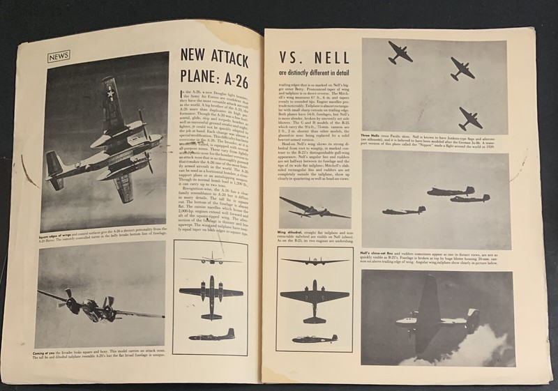AIRCRAFT RECOGNITION BOOKLET 12 pages. Reprint gallery