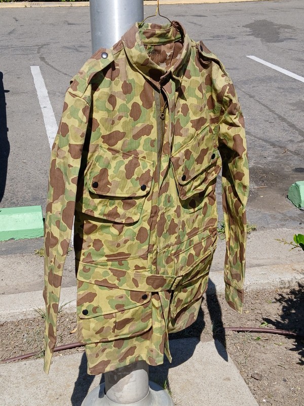 WW2 QUALITY REPRO US M42 PARATROOP COAT 44R DUCK HUNTER CAMO
