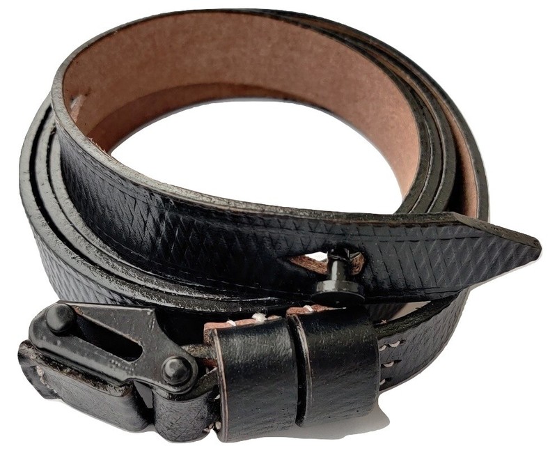 WWII GERMAN MP LEATHER CARRY SLING Collectible Goods- BLACK gallery