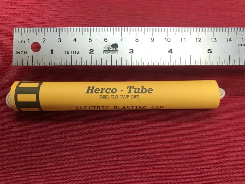 ww 2 us army corps of engineers inert blast cap reproduction. Herco-Tube